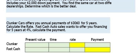  Includes your $2,000 down payment. You find the same car at