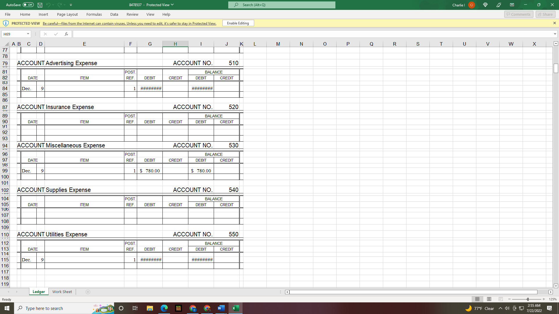 A fueleducation" Accounting - SP21-DCHSP4347 (Part 1) ..... ..... CI 8478537.xisx Open