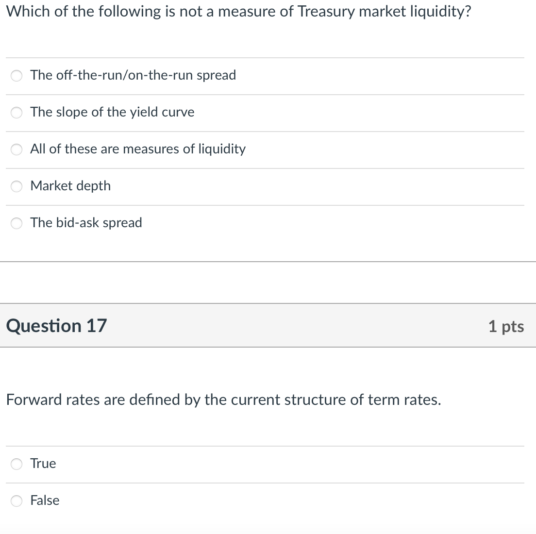 Multiple choices/ TF Please answer the problems for me. Thank you so