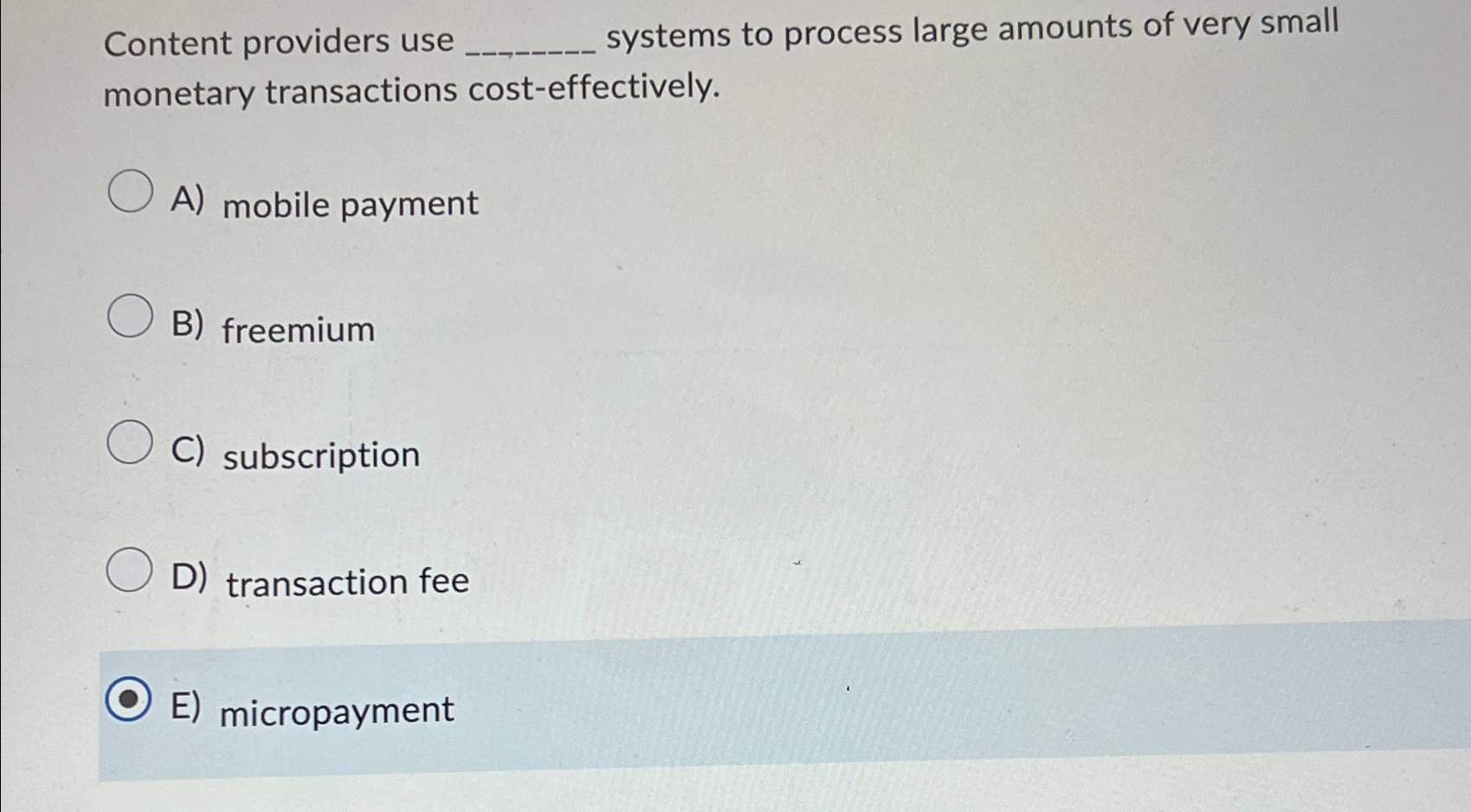  Content providers use q, systems to process large amounts of very