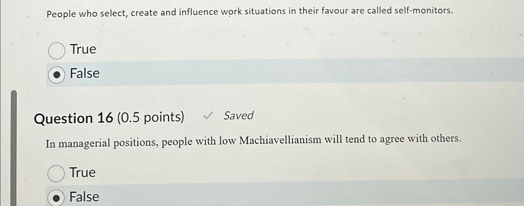  People who select, create and influence work situations in their favour