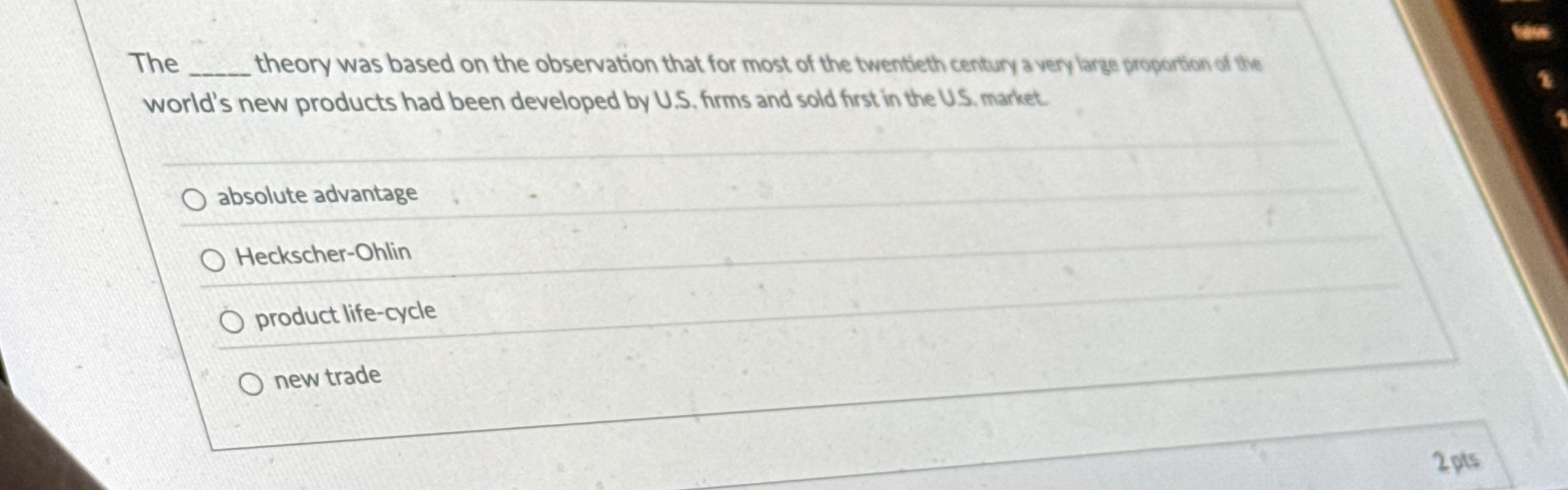  The theory was based on the observation that for most of