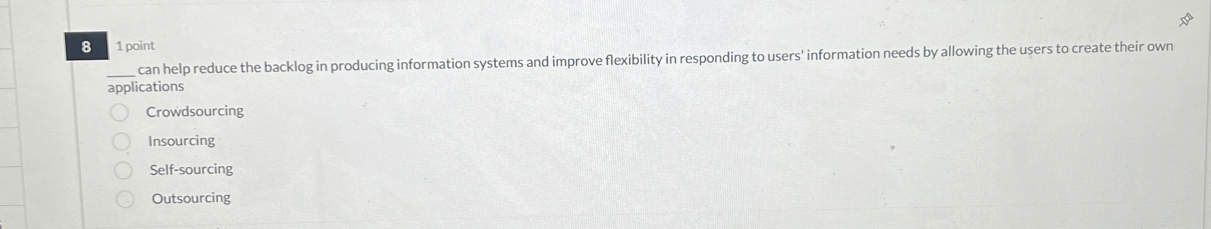  81 point q, can help reduce the backlog in producing information