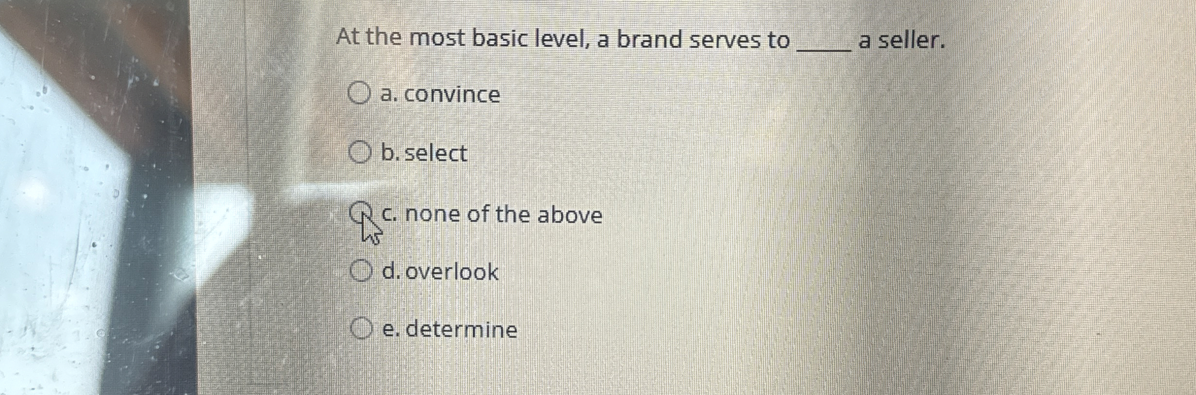  At the most basic level, a brand serves to a seller.