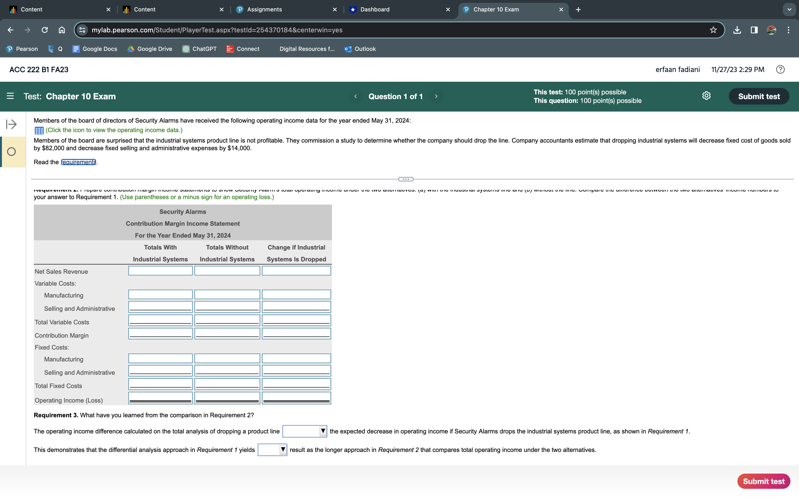 Digital Resources f... o Outlook C 222 B1 erfaan fadiani 11/27/23 2:29