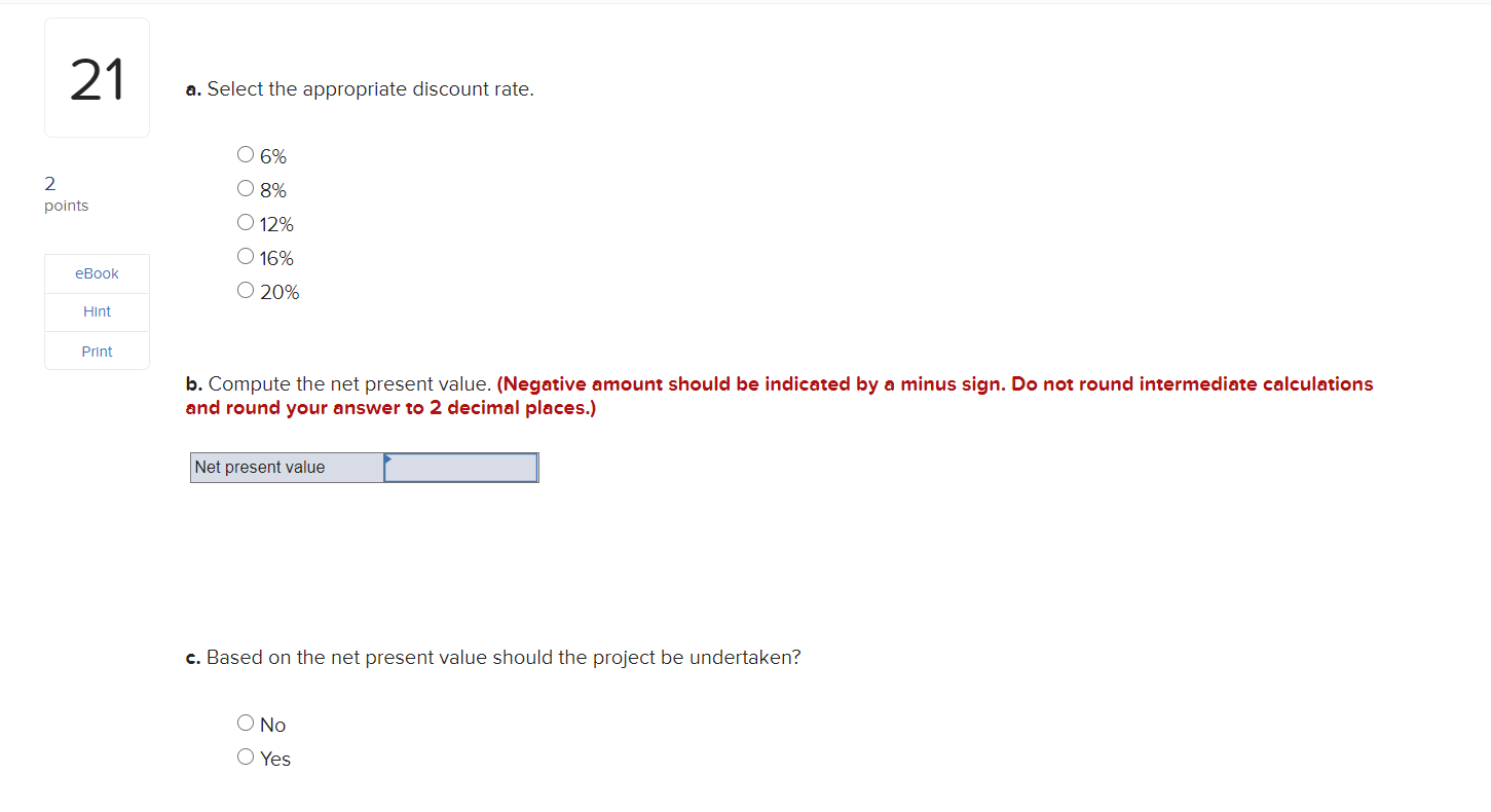 $51,300 project with the following cash flows. Year's Cash Flows 2 1