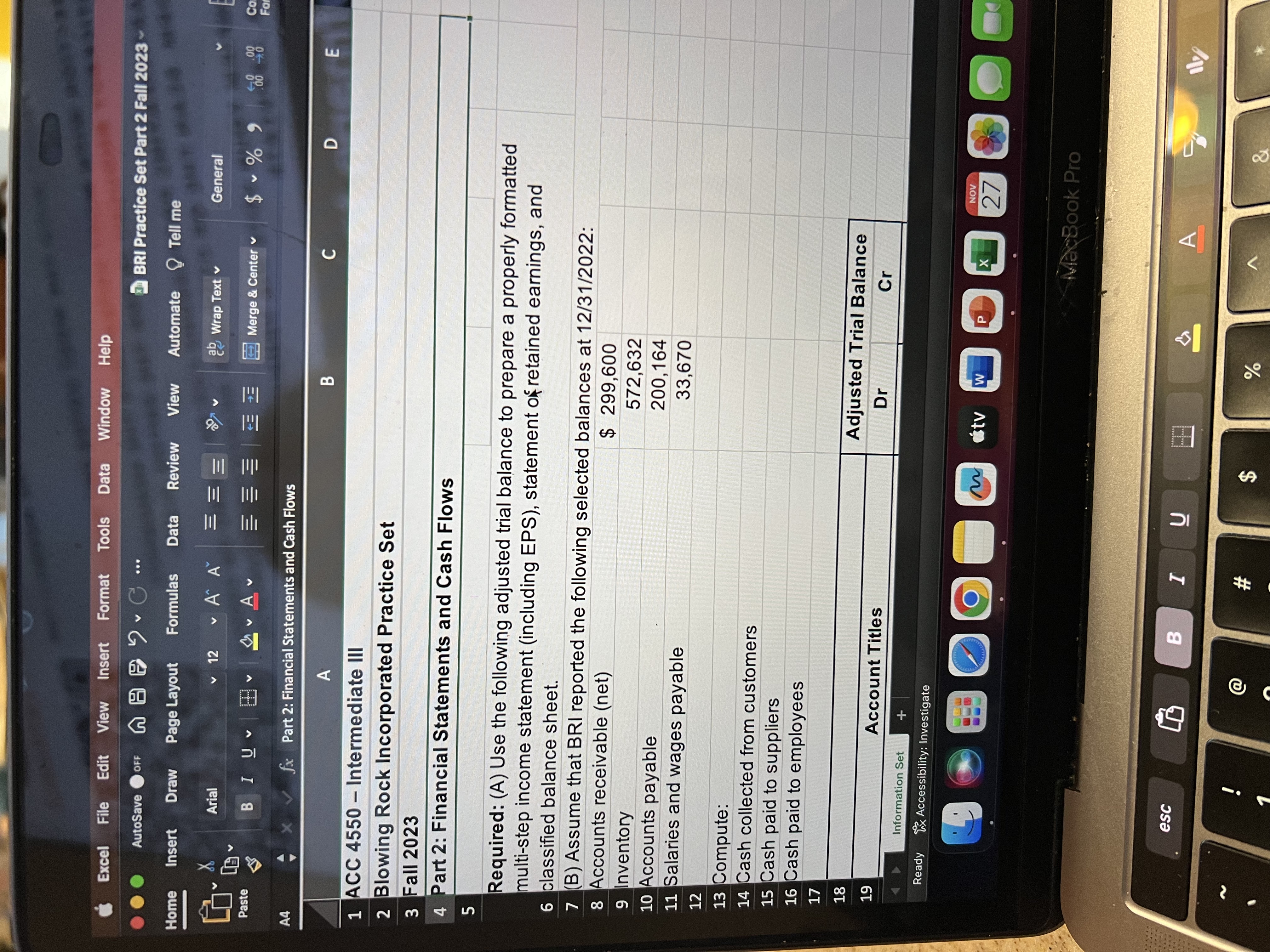  Excel File Edit View Insert Format Tools Data Window Help AutoSave