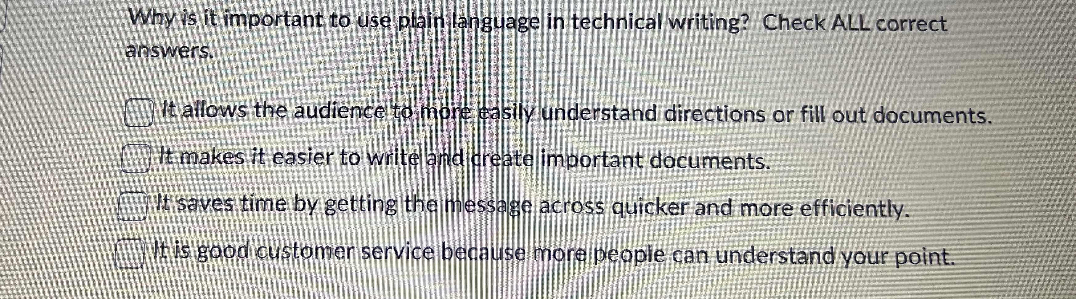  Why is it important to use plain language in technical writing?