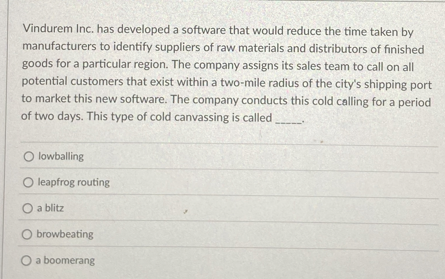  Vindurem Inc. has developed a software that would reduce the time