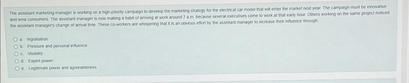  The assistant marketing manager is working on a high-priority campaign to