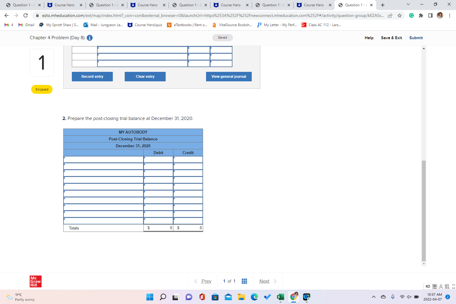 Question 1 - C x Course Hero x Question 1 - C