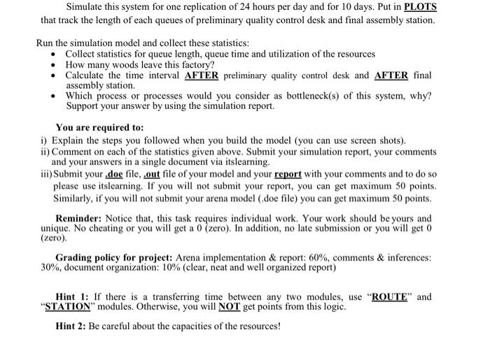 for a furniture factory. This factory works 24 hours a day and