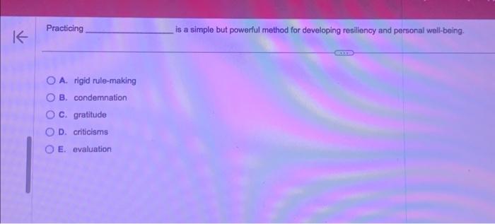  Practicing is a simple but powerful method for developing resiliency and