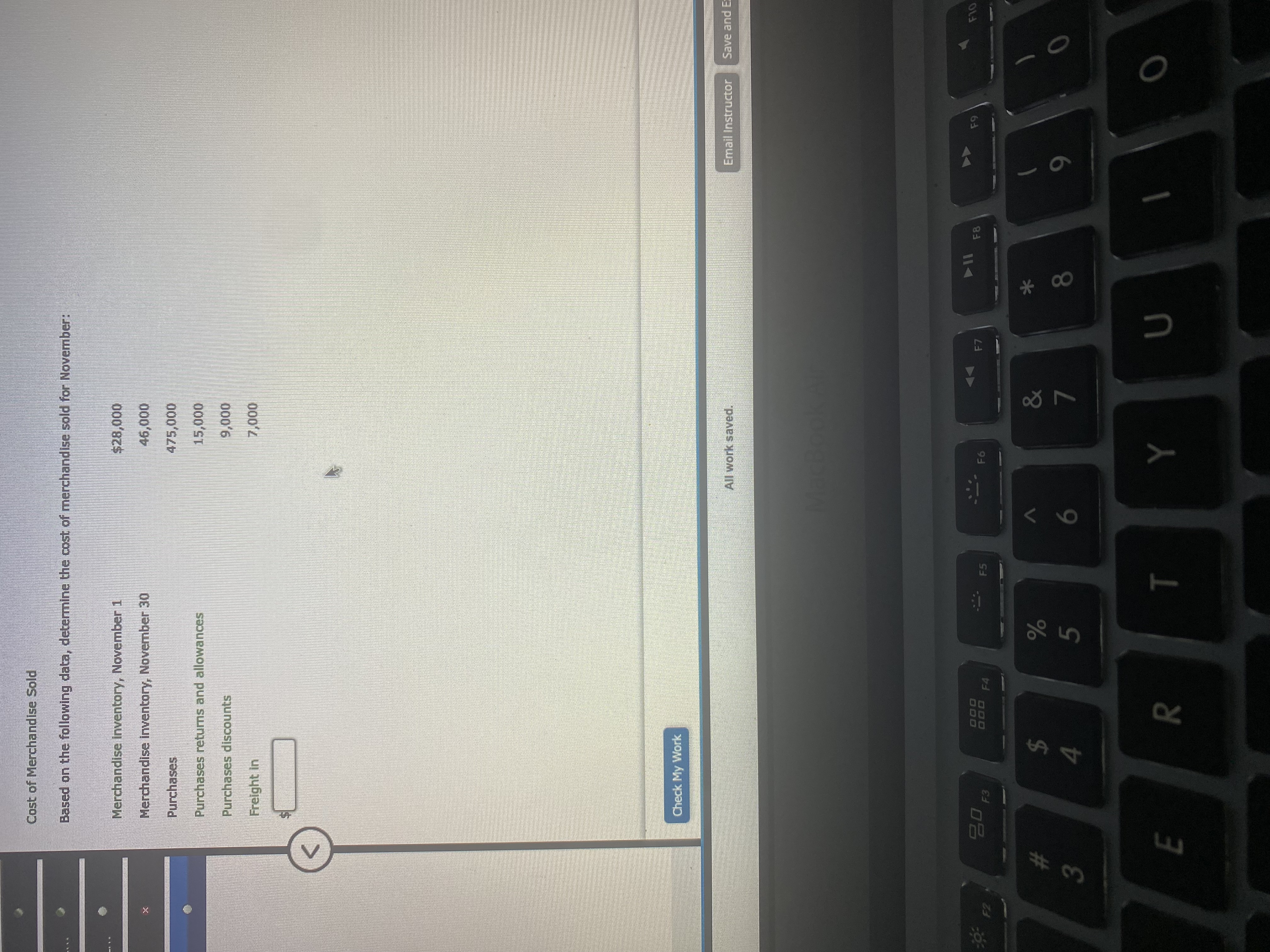 Email Instructor Save and Exit Submit Assignment fo MacBook Air 4) 14