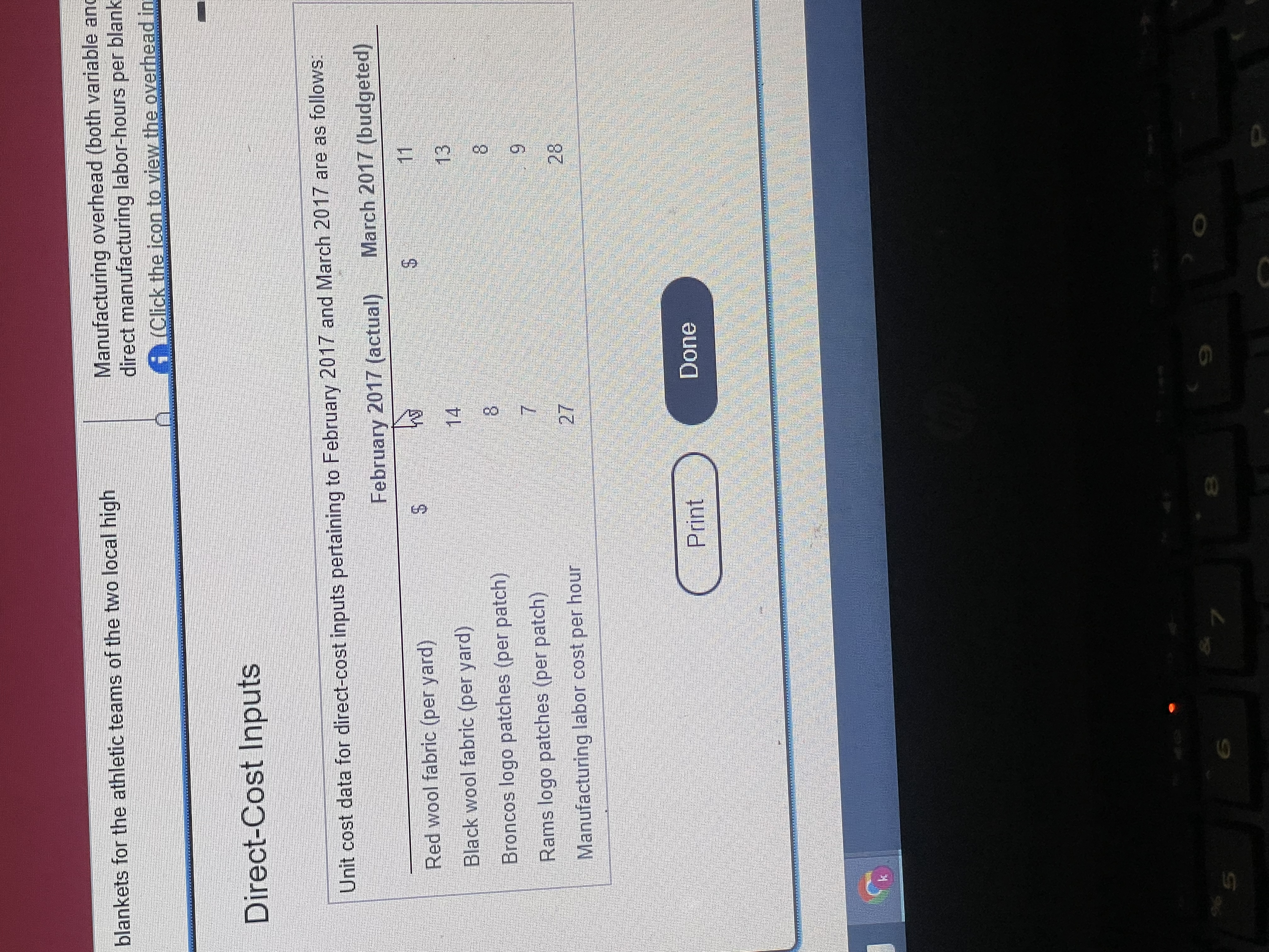 total fixed manufacturing overhead divided by the total direct manufacturing labor hours.