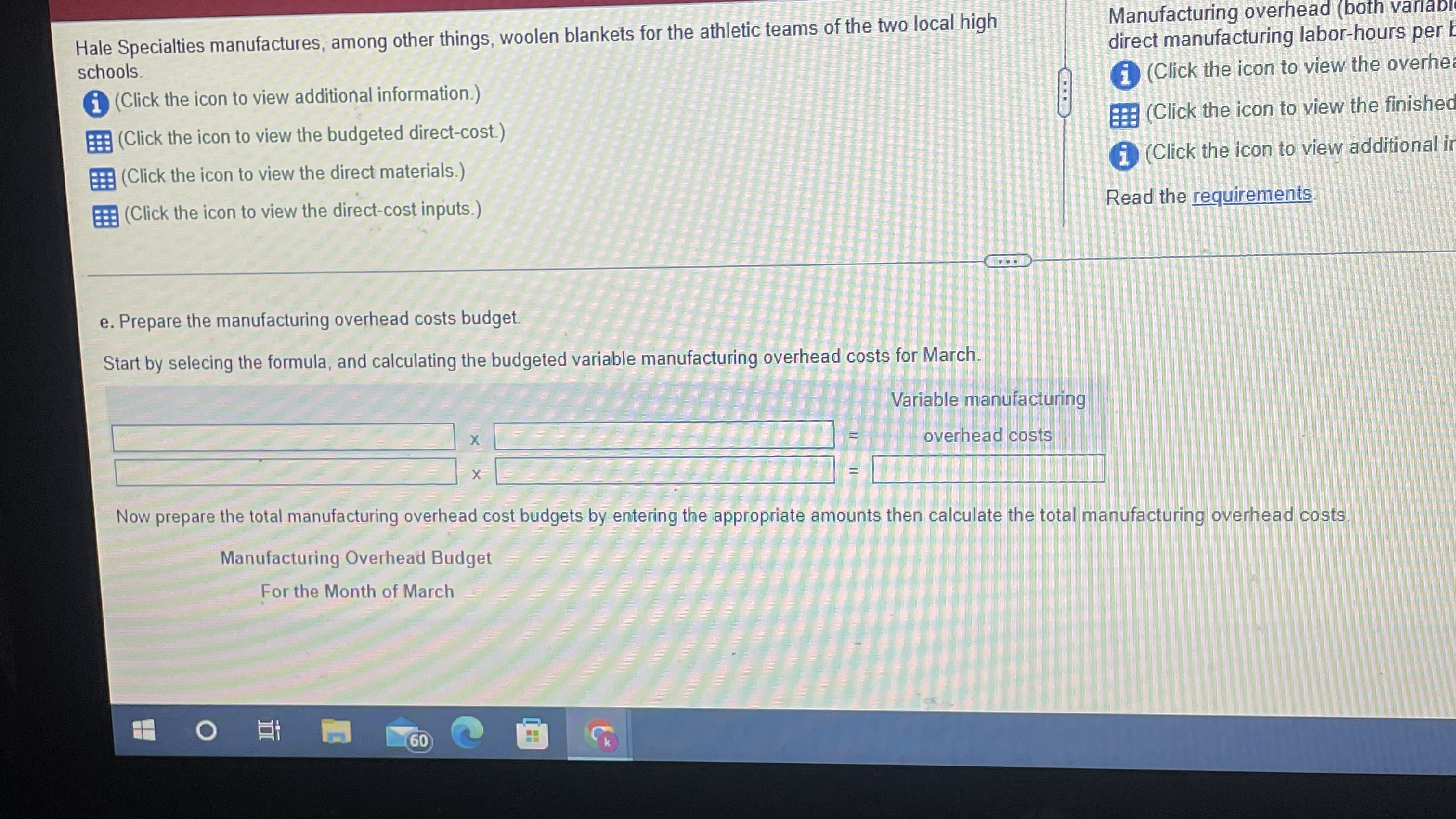 the icon to view the overhead information.) (Click the icon to view