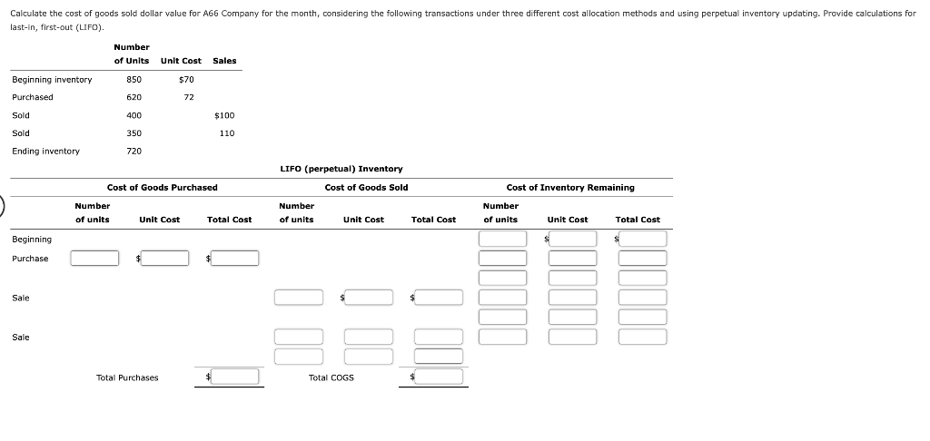 Please answer in proper format with all working clearly Calculate the cost
