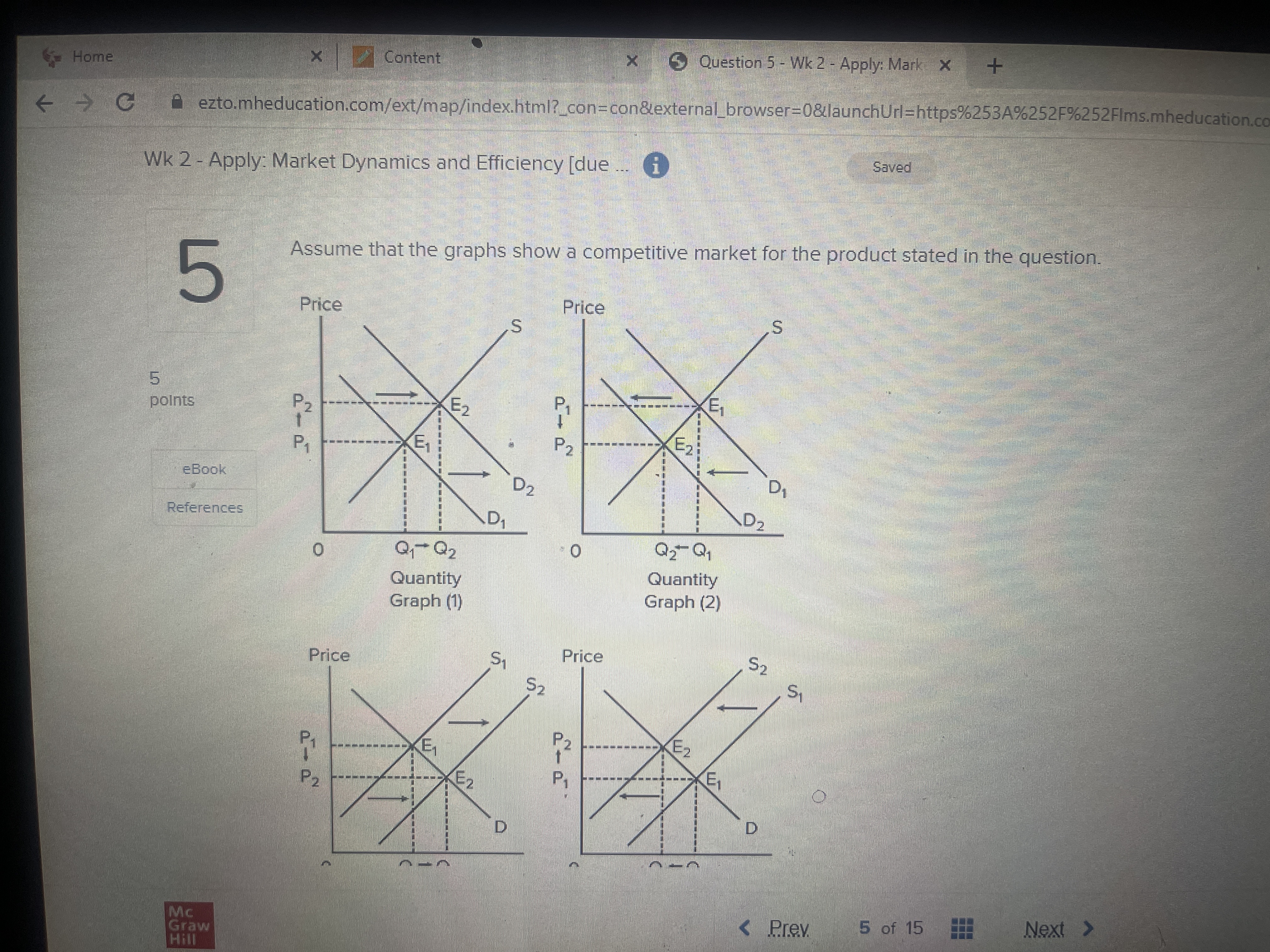 Home Content Question 5 - Wk 2 - Apply: Mark x