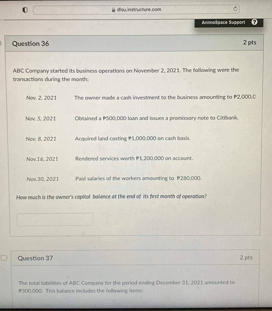 to P300,000. This balance includes the following items: Notes Payable due in