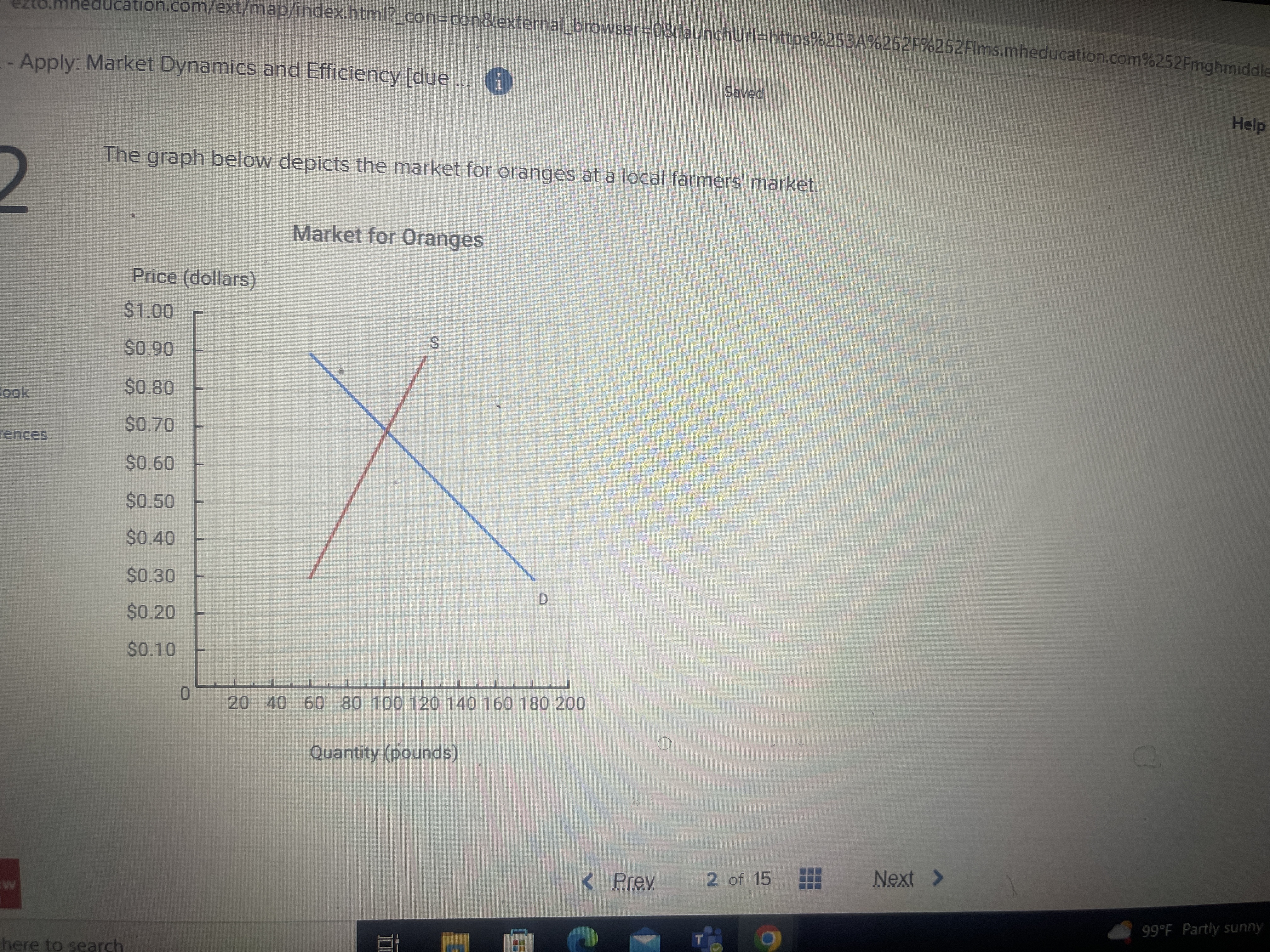 ezto.mheducation.com/ext/map/index.html?_con=con&external_browser=08launchUrl=https%253A%252F%252Fims.mheducation.com%252Fmghmiddleware%2... 2 - Apply: Market Dynamics and Efficiency [due ... Saved $U.20