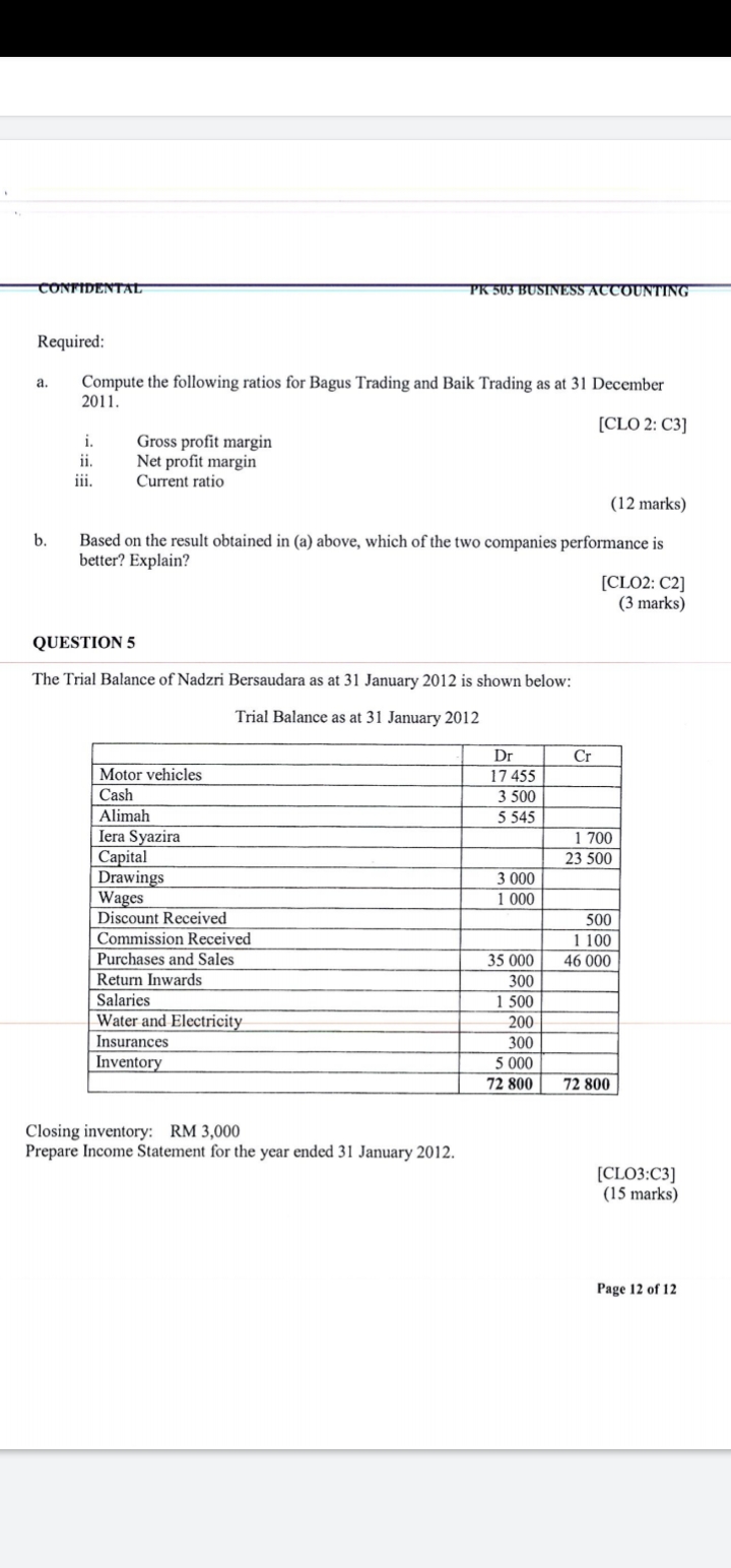 Hi tutor I need help for this question CONFIDENTAL TK 503
