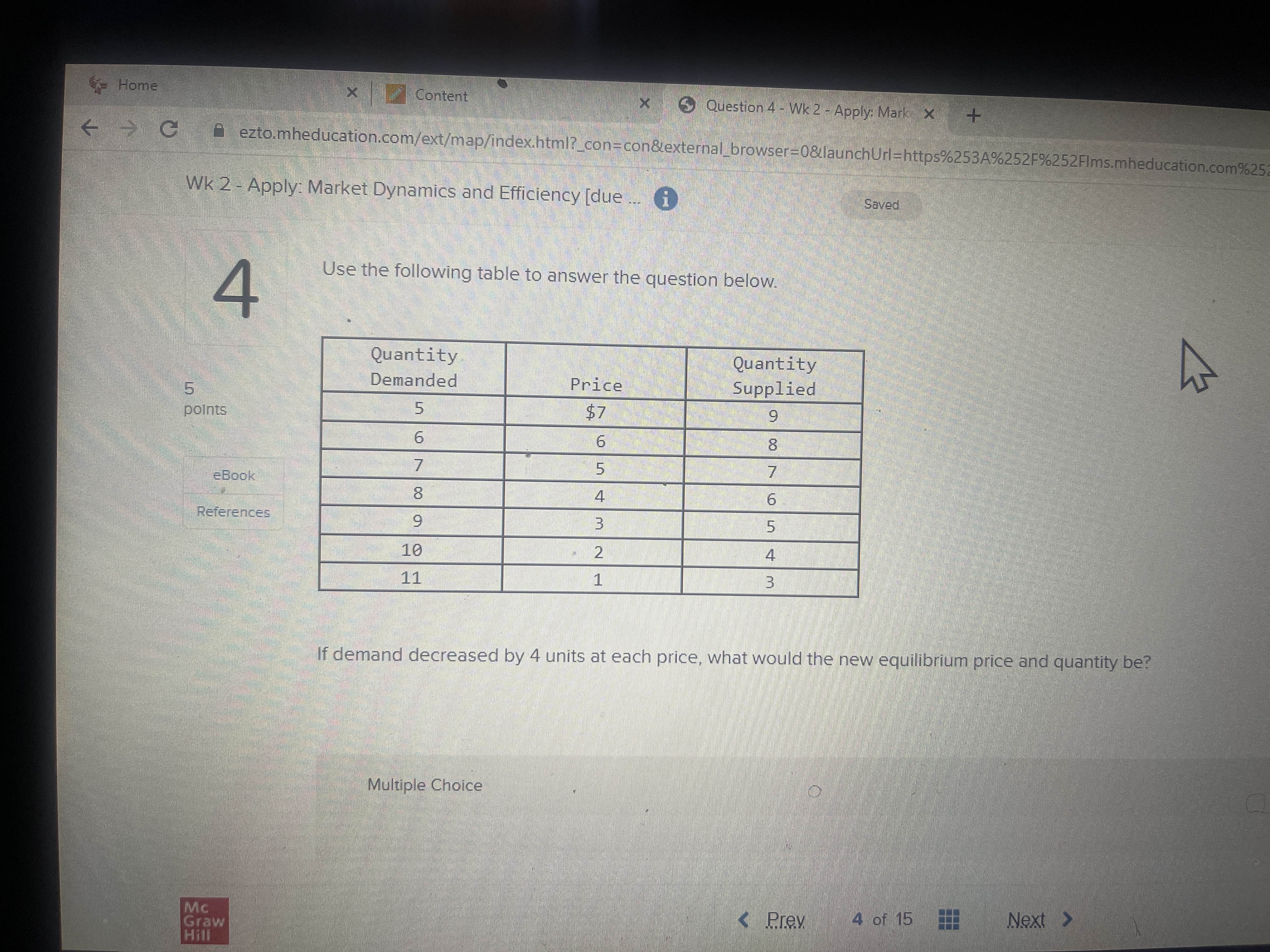 Home X Content Question 4 - Wk 2 - Apply: Mark