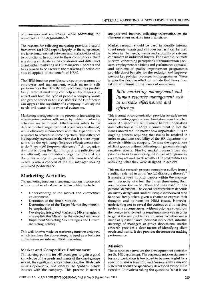 analyze how the selected issue is conducted (from your working experience). God