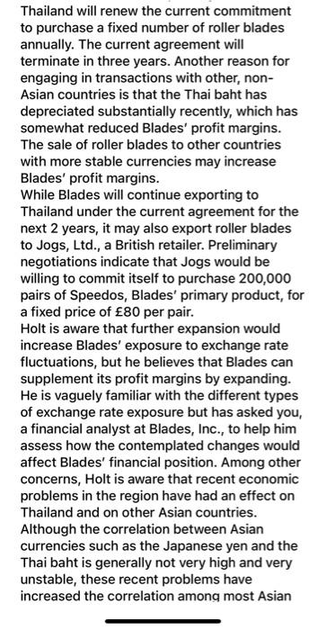 roller blades to Thailand and importing certain components needed to manufacture roller