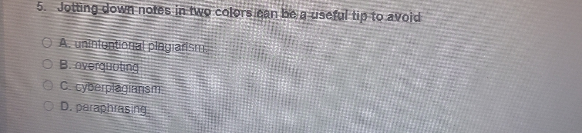  Jotting down notes in two colors can be a useful tip