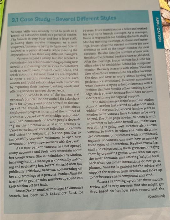 the case and answer questions 1-4. Be sure to support your answers