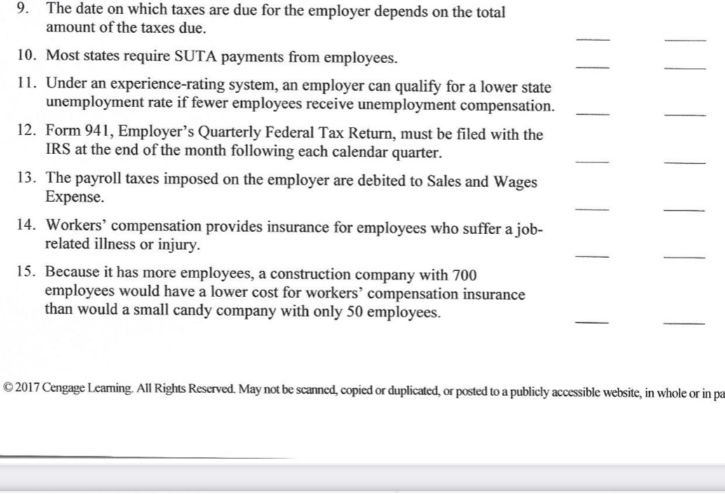 True or false questions need help answering them correctly 9. The date