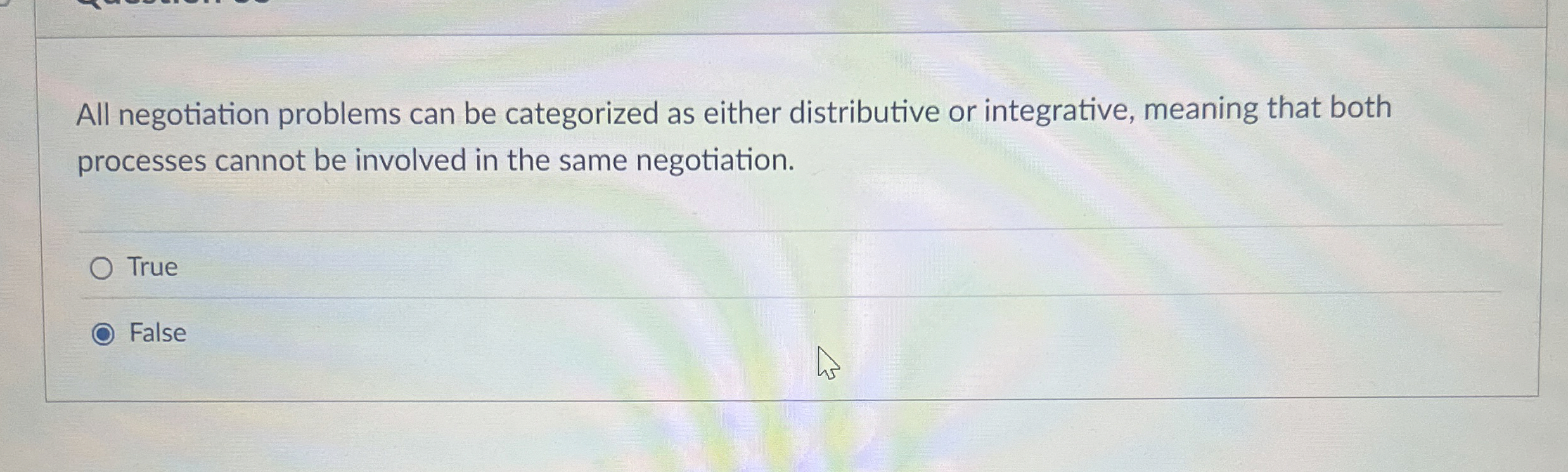  All negotiation problems can be categorized as either distributive or integrative,