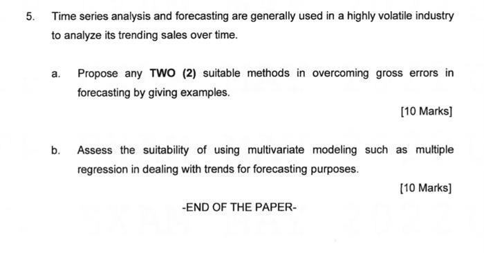 12 months into the future. A time-series dataset was constructed, including monthly