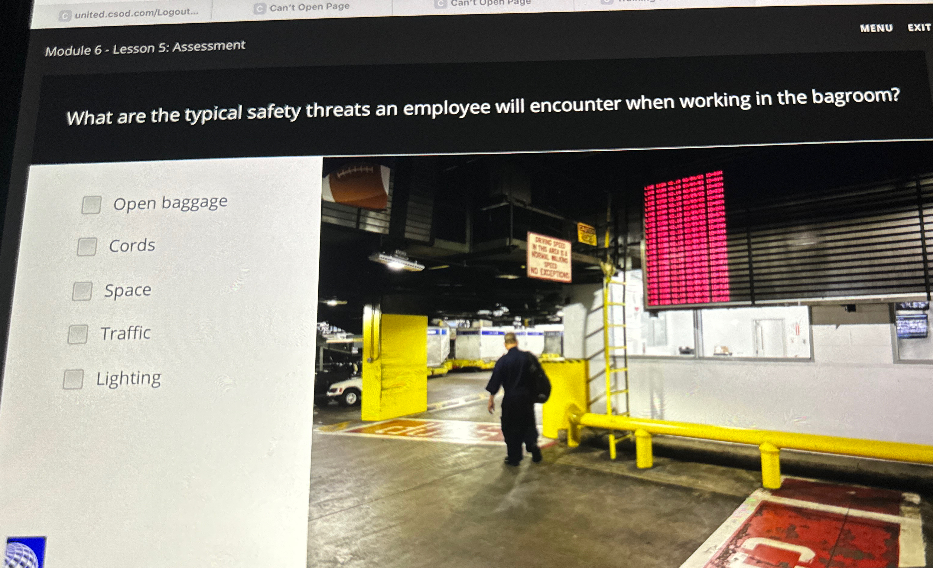  Module 6-Lesson 5: Assessment MENU EXIT Module 6- Lesson 5: Assessment