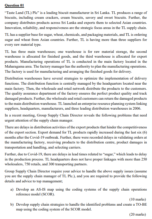 plz map this coding system of the SCOR model. I don't need