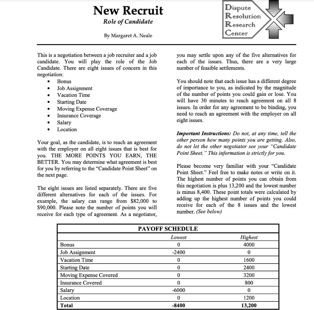  Please see the case above and answer below point : ROLE