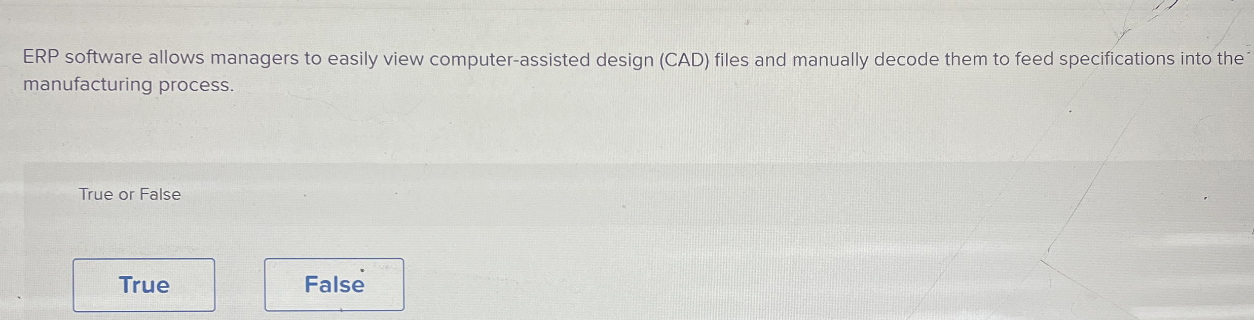  ERP software allows managers to easily view computer-assisted design (CAD) files