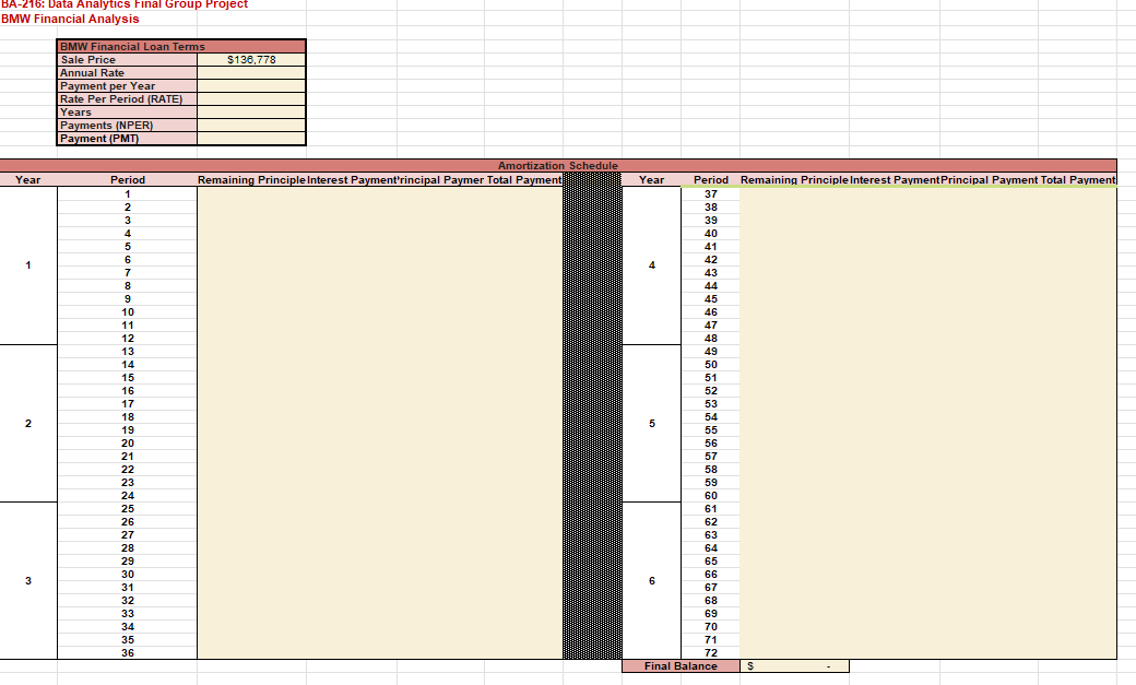 with Excel (Hint: In cell J51, the balance should be zero if