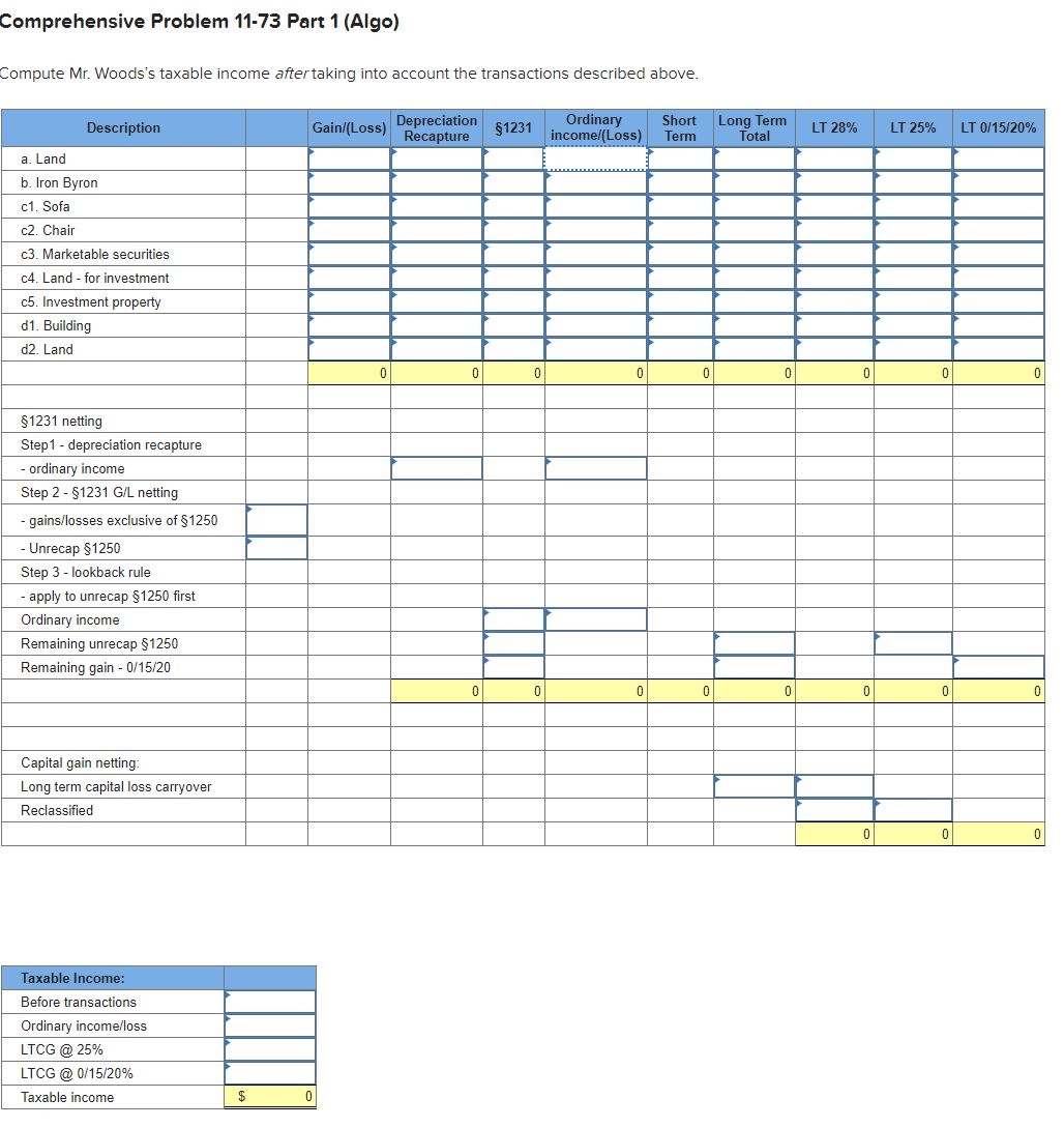 L0 11-4, LO 11-5, LO 11-6) {Algal iTne following information applies to