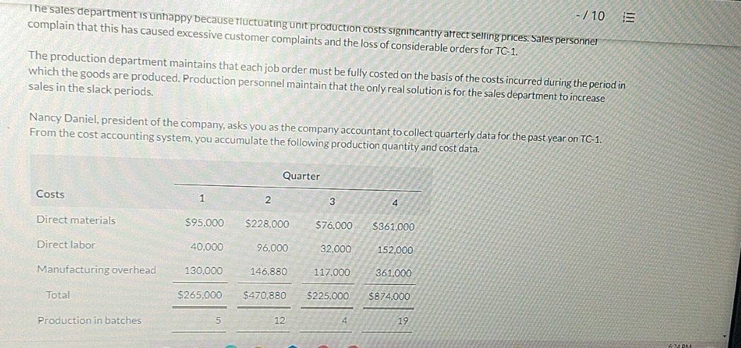 please help me with this question within 10 minutes - / 10