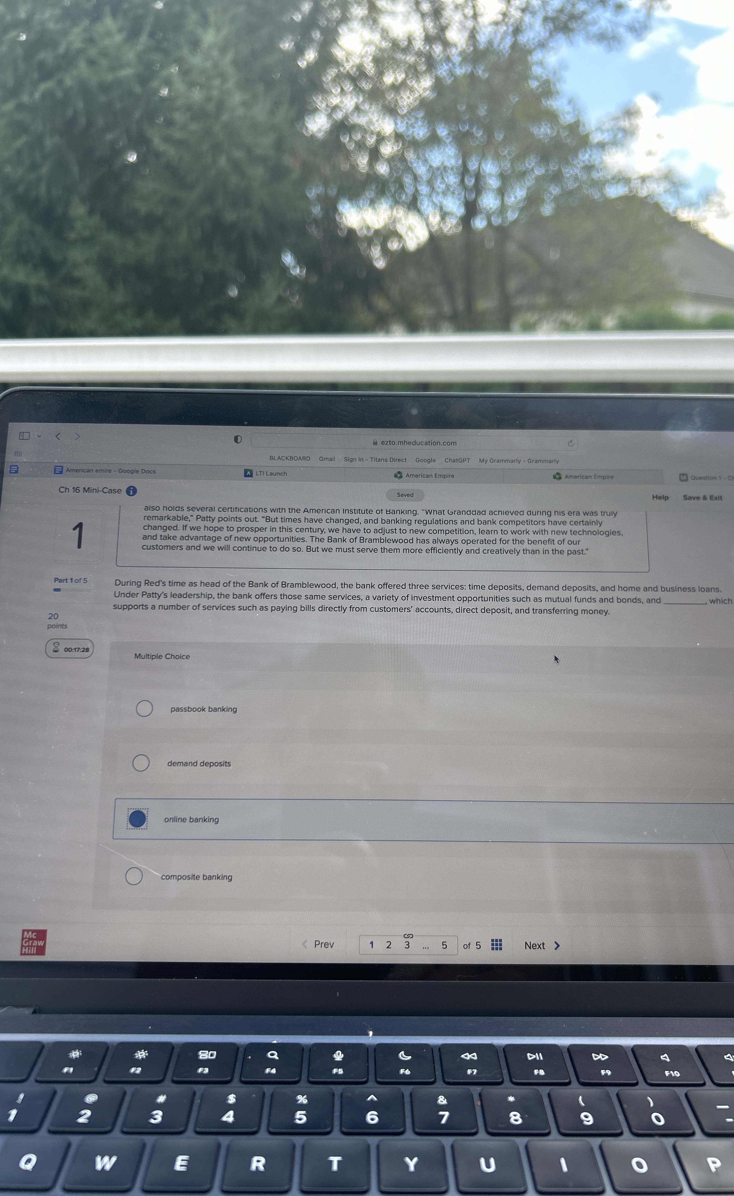  Ch 16 Mini-Case During Red's time as head of the Bank