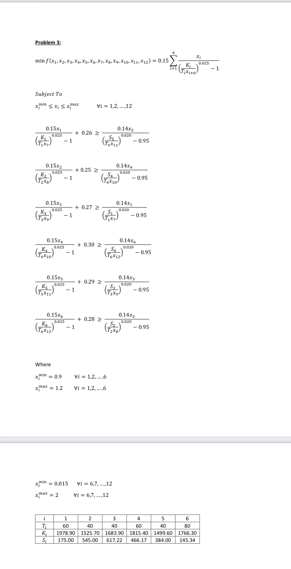  (1) Solve the attached problems (Problem 1, Problem 2 and Problem