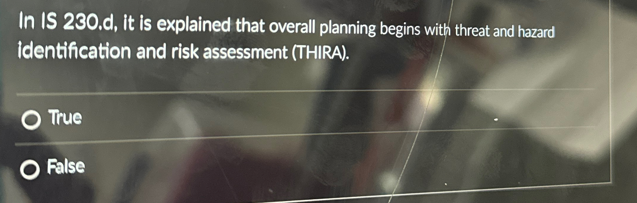  In IS 230.d, it is explained that overall planning begins with