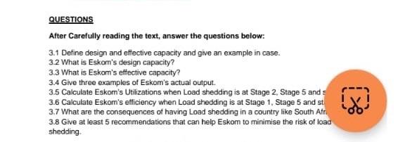  QUESTIONS After Carefully reading the text, answer the questions below: 3.1