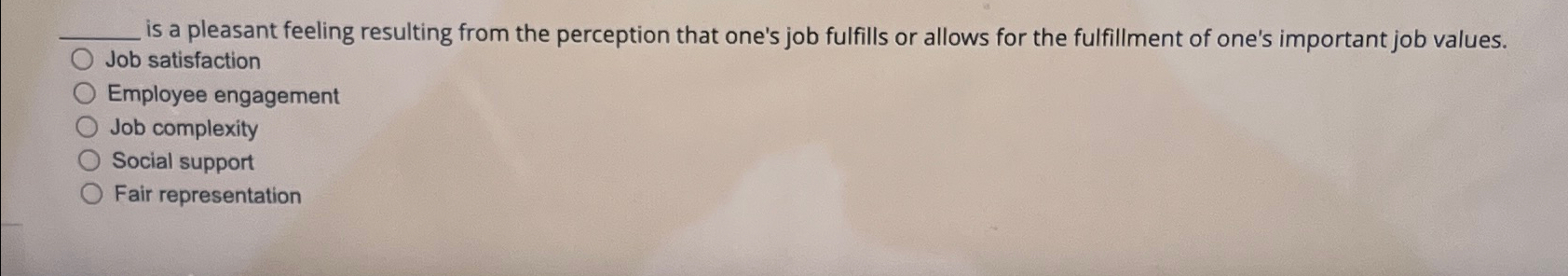  q, is a pleasant feeling resulting from the perception that one's