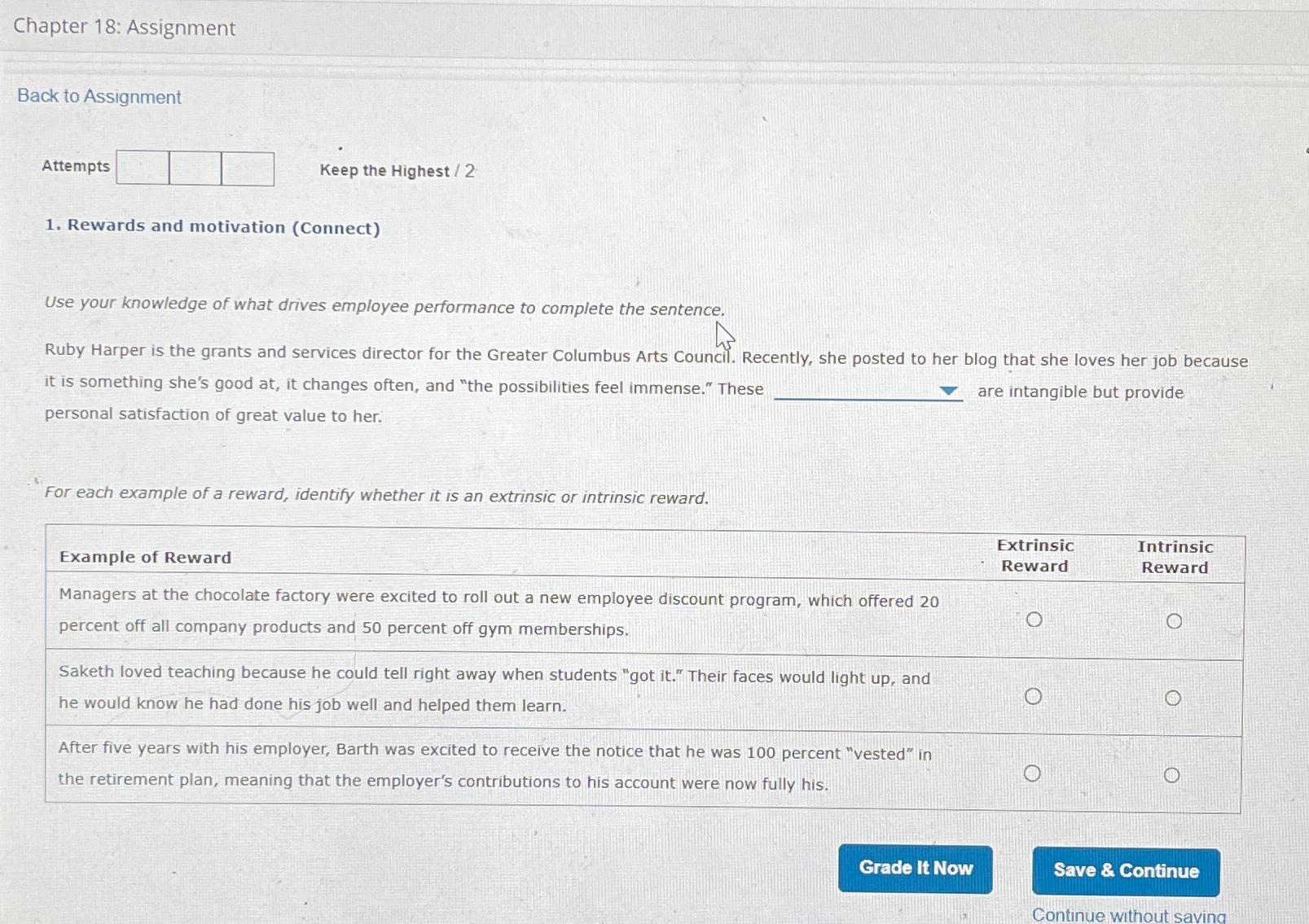  Chapter 18: Assignment Back to Assignment Attempts Keep the Highest ?2