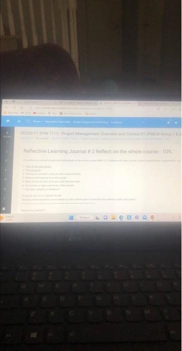  Reflective Learning Journal # 2 Reflect on the whole course -