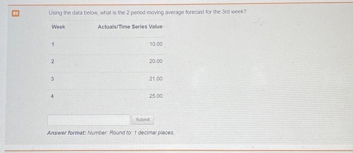 and using the naive forecasting method, how much you should order for