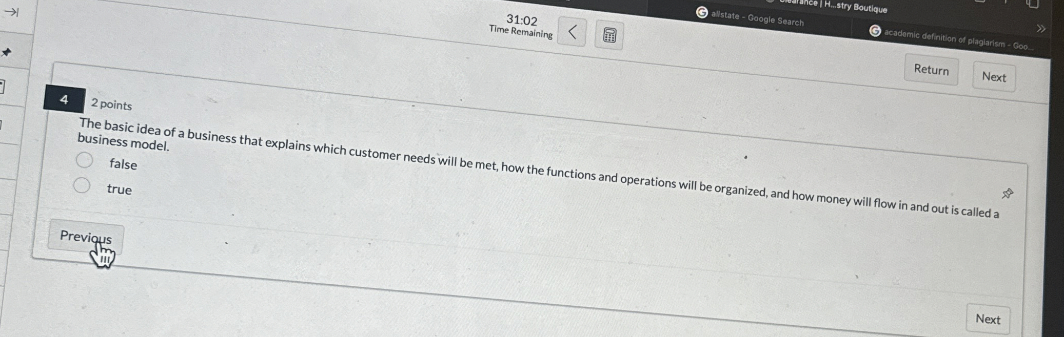  31:02 allstate - Google Search Time Remaining acadomic definition of plagiarism