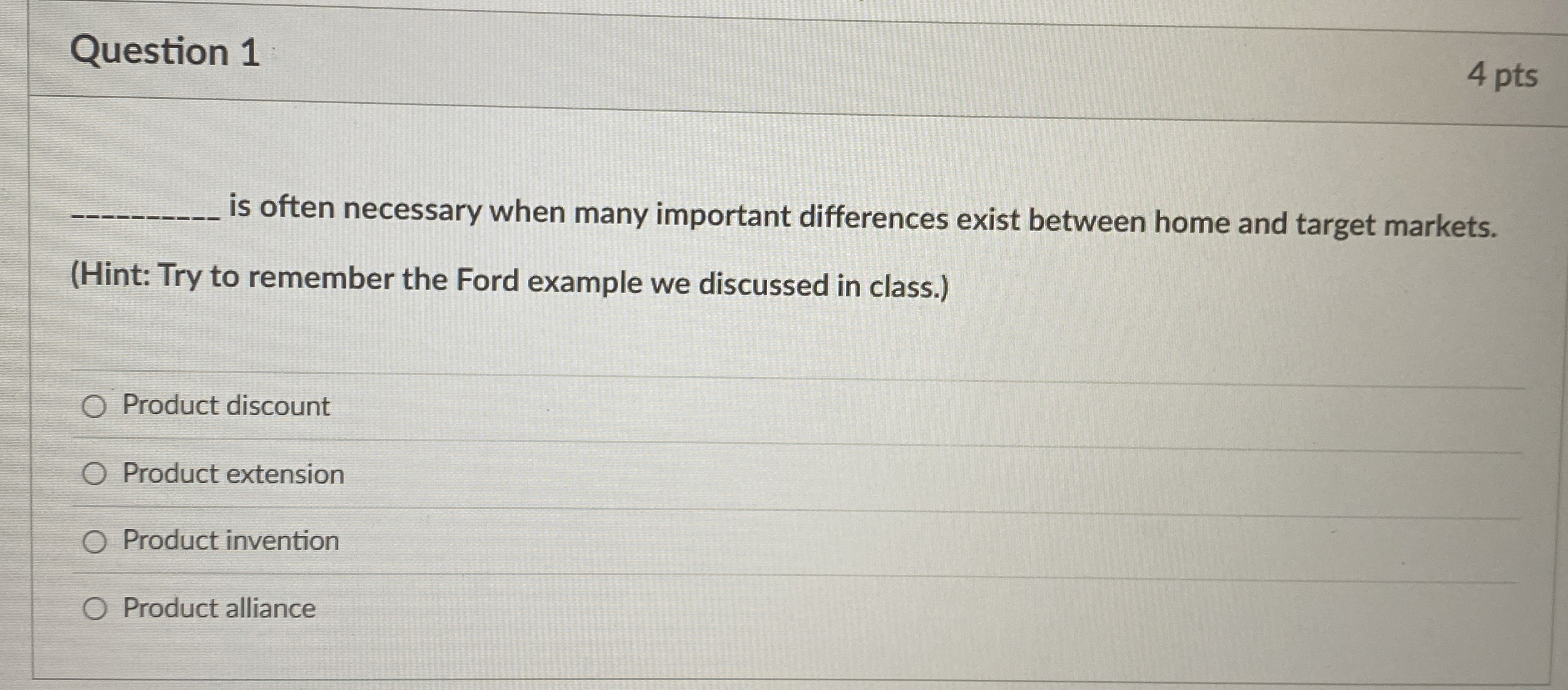  Question 1 is often necessary when many important differences exist between